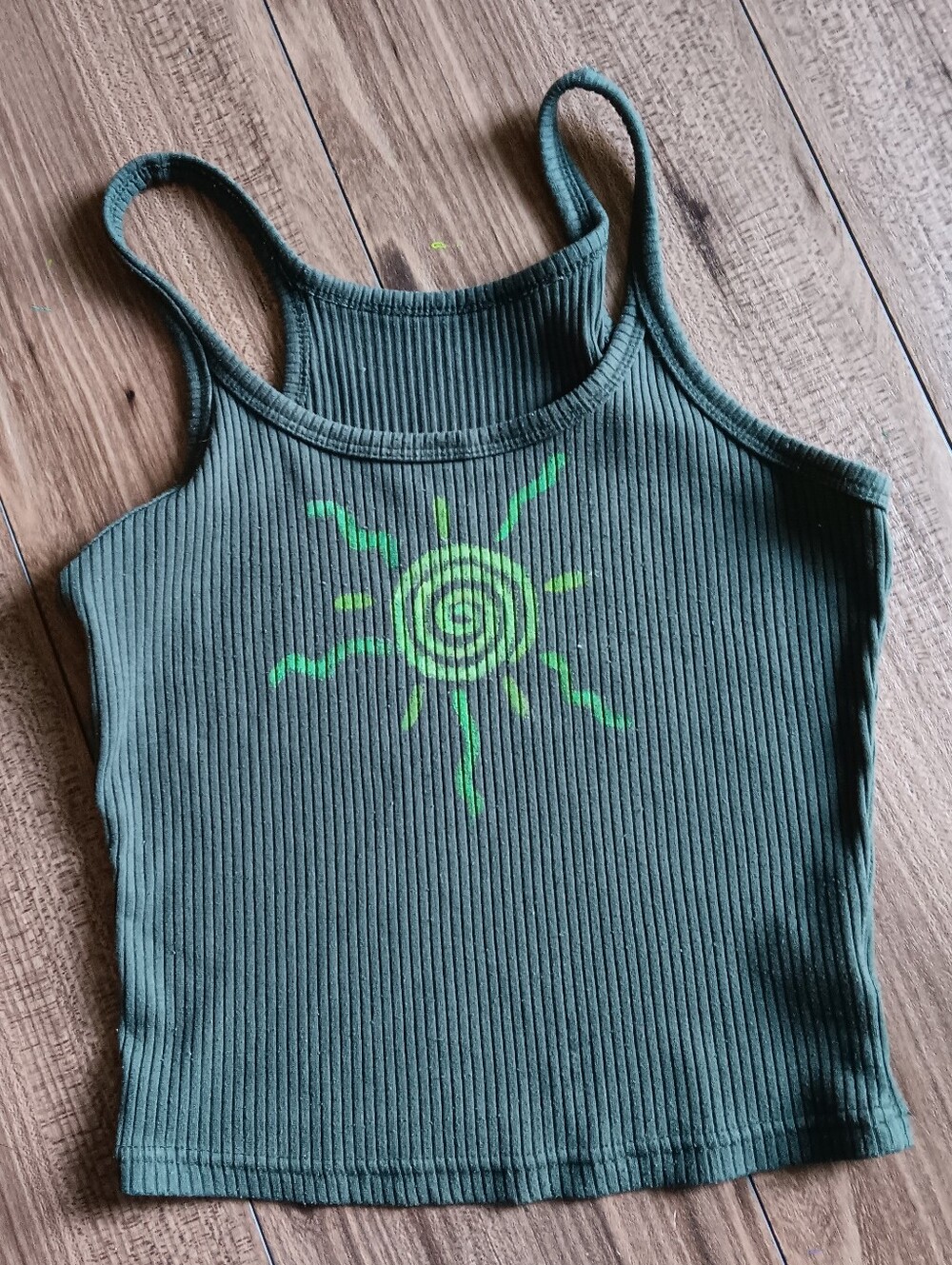 Hand-Painted Hippie Tank Top